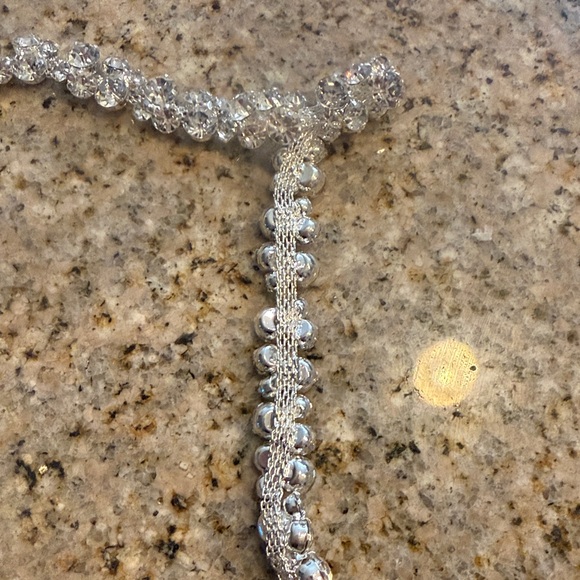 Elegant Crystal Bridal Belt with Ribbon main image 5